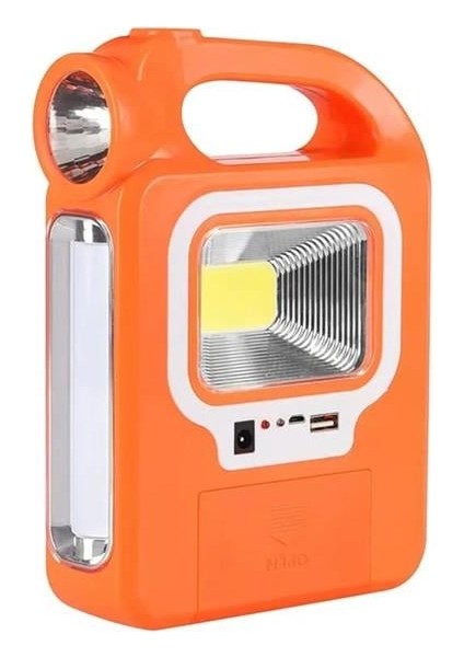 Powermaster HB-6399A Cob Ledli Solarlı 3 Kademeli Işıldak Fener (Ampül Dahil) (Om-20)