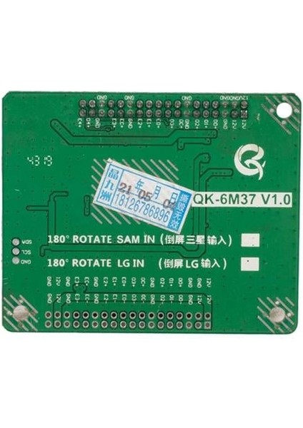 LCD Panel Flexi Repair QK6M37 V1.0 Fhd Lvds Rotate 180