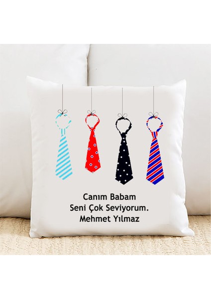 Canım Babam Kişiye Özel Yastık Kılıfı PI125