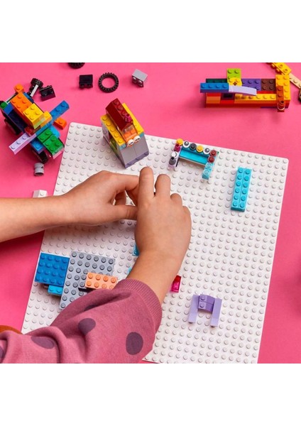 11026 Lego® Classic Beyaz Taban 1 Parça +4 Yaş