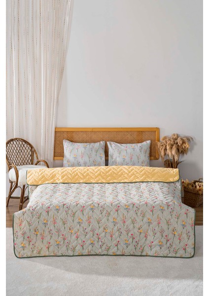 Begonvil Çift Kişilik Pamuklu Kapitone Pike & Yatak Örtüsü modelleri