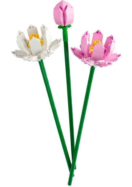 40647 Lego® Iconic Botanical Collection Lotus Çiçekleri 220 Parça +8 Yaş