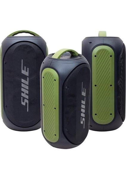 Shile SL2019A El MikrofonluKumandalı Usb/sd/bt Işıklı Taşınabilir Şarjlı Seyyar Anfi