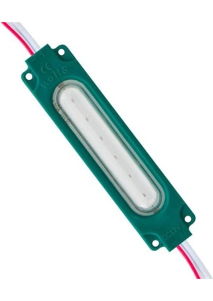 Powermaster 12 Volt 2 Watt Yeşil Modül LED (68X16 Mm)