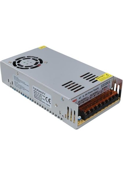 Botech BS-1140A 12 Volt - 40 Amper 480 Watt Metal Kasa Adaptör