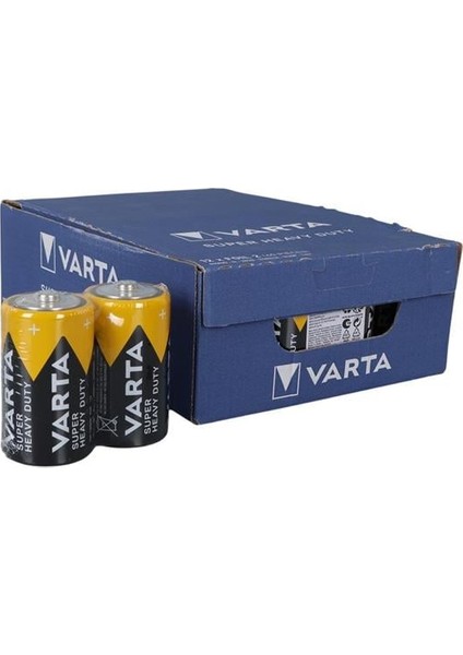 Varta Superlife Çinko Büyük D Boy Pil (24'lü Paket)