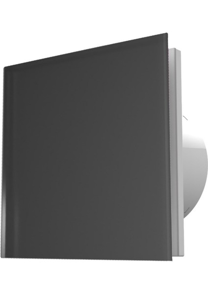 Eon 100 Bd – 10 cm Tuvalet ve Banyo Kapaklı Damperli Aspiratör Fanı-Siyah