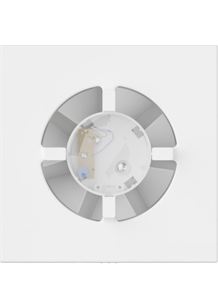 Eon 100 Bd – 10 cm Tuvalet ve Banyo Kapaklı Damperli Aspiratör Fanı-Siyah
