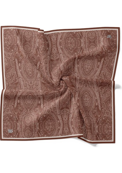 K.bordo Soyut Etnik Desen Twill Ipek Eşarp fırsatları