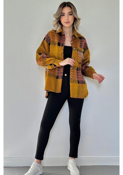 Hardal Buklet Cepli Zincir Taşlı Gömlek fiyatları