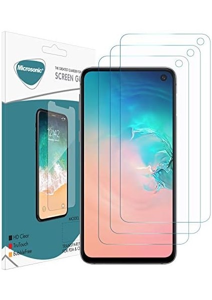 Samsung Galaxy S10E Ekran Koruyucu Nano Cam (3'lü Paket)