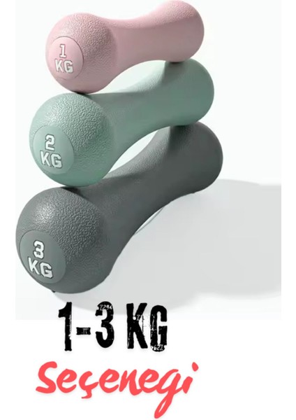 Pro Neoprene Dambıl Seti 1 kg x 2 Adet Pembe- Premium Kalite