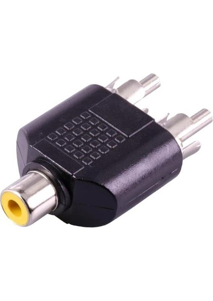 1rca Dişi-2rca Erkek Çevirici Jack