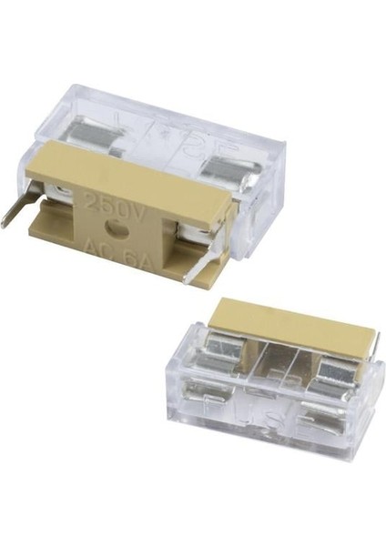 5X20 Pcb Sigorta Yuvası Dikdörtgen Tip