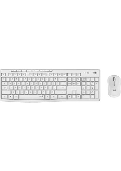 Logitech MK295 Q Tr Beyaz Kablosuz Klavye Mouse Set