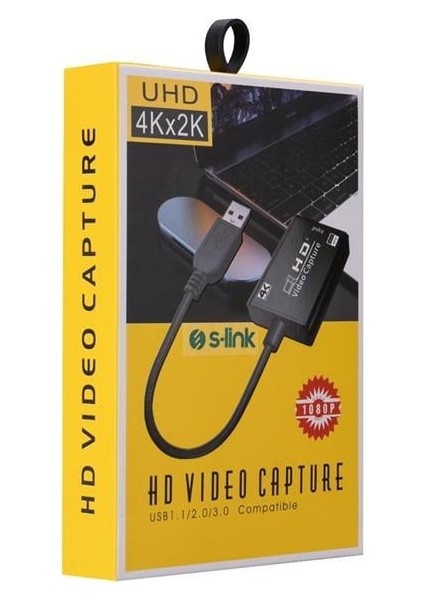 S-Link SL-UH700 4K HDMI To USB 3.0 Video Yakalayıcı Capture Card (Ps4 - Xbox - Wii U)