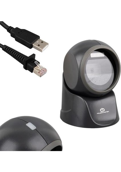 Powermaster 2d Karekod Kablolu USB Masaüstü Barkod Okuyucu