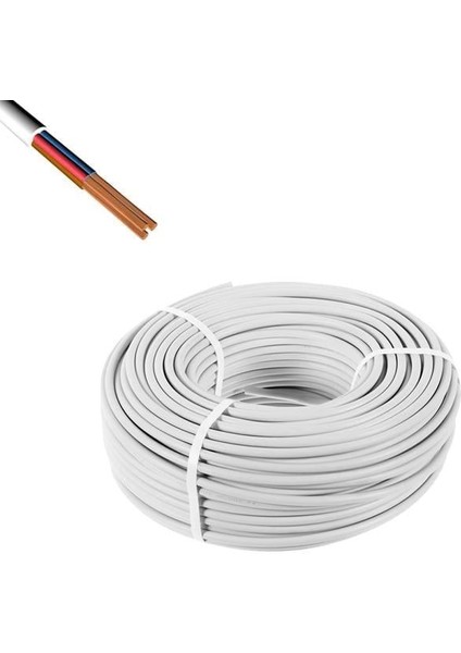 Powermaster 3x0.75 Cca Ttr Kablo (100 Metre) (Seri 1)