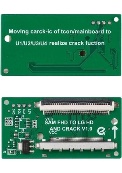 Lcd Panel Flexi Repair Kart Sony Fhd To Hd Lvds To Fpc Sam Fhdv To Lg Hd Qk0815a