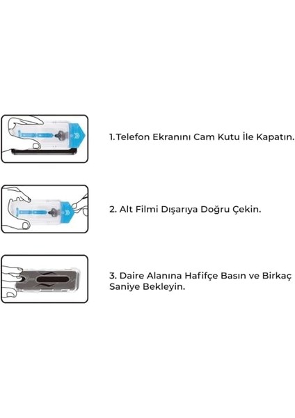Anti-Static Uygulama Aparatlı 9h Cam Telefon Ekran Koruyucu (Iphone 11 / Xr)