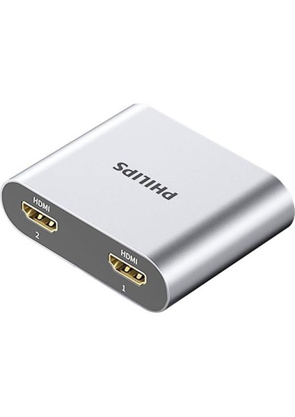 Philips SWR9101A/93 4K HDMI Çift Yönlü Anahtar 2 Giriş - 1 Çıkış Yüksek Çözünürlüklü HDMI Switch