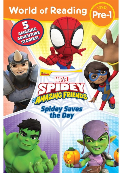 Marvel : Spidey And His Amazing Friends spidey Saves The Day - World Of Reading