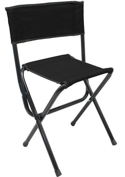 Yaslanmalı Kamp Taburesi - Siyah TB300