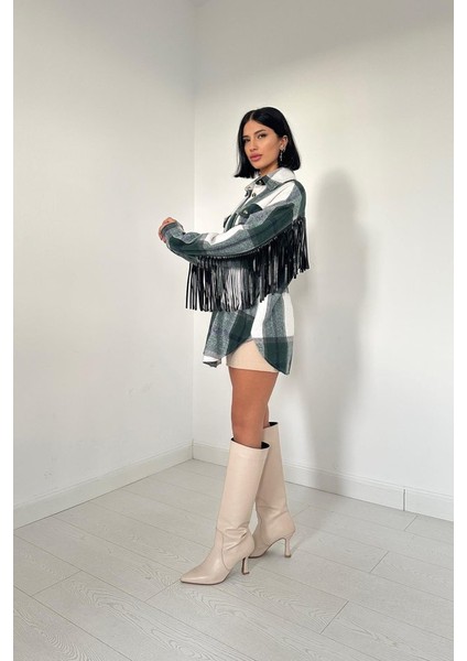 Yeşil Arkası Püsküllü Gömlek fiyatları