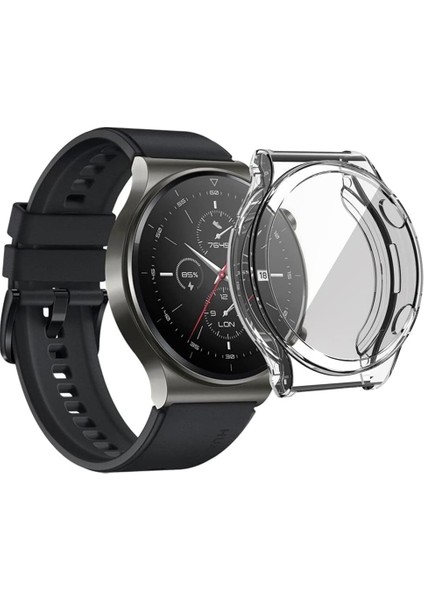 Huawei Watch Gt 3 Pro 43MM Ile Uyumlu Saat Silikon Ekran Koruyucu Şeffaf