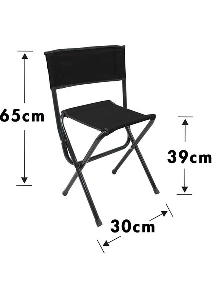 Yaslanmalı Kamp Taburesi - Siyah TB300 fırsatları
