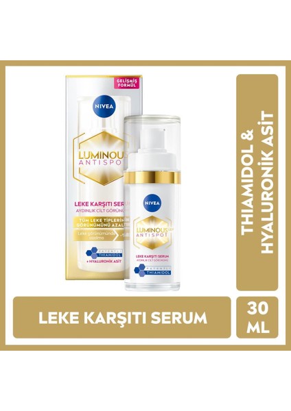 Sun SPF50 Primer Nemlendirici Makyaj Bazı 30ML ve LUMINOUS630 Thiamidol Leke Karşıtı Cilt SERUM30ML