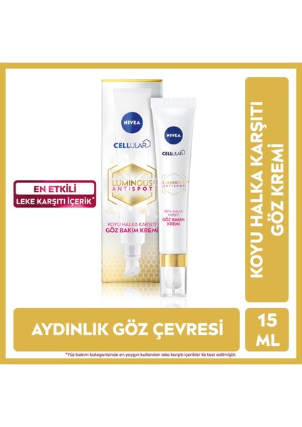 Sun SPF50 Güneş Koruyucu Nemlendirici Makyaj Bazı 30ML ve LUMINOUS630 Koyu Halka Karşıtı Göz Kremi indirimleri