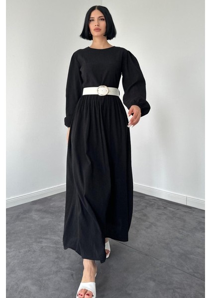 Siyah Felicita Elbise