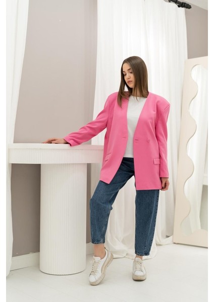 Pembe Eteği Lastikli Ceket fiyatları