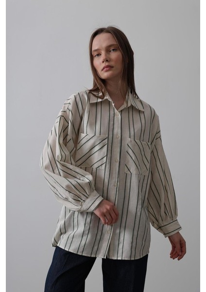 Gömlek - Bej-Yeşil fiyatları