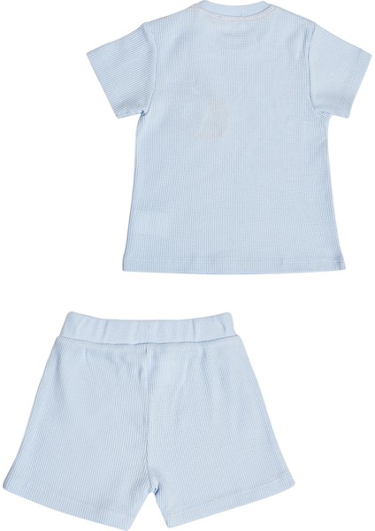 Sportif Nakış Detaylı Tişört-Şort Erkek Bebek Ikılı Takım fiyatları