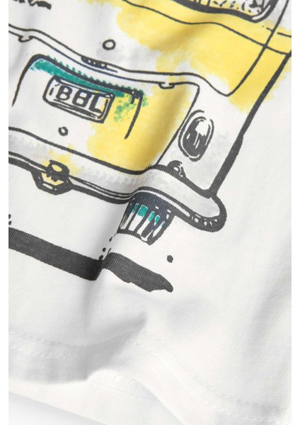 Araçlar Baskılı Erkek Çocuk 2'li Şort Set indirimleri