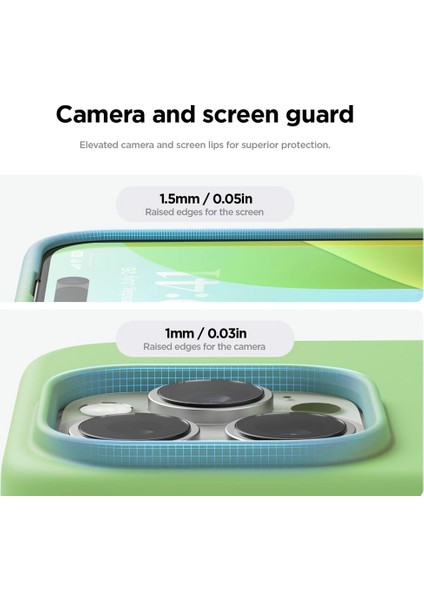 iPhone 15 Pro Max Kılıf Nano Lansman Silikon Kapak