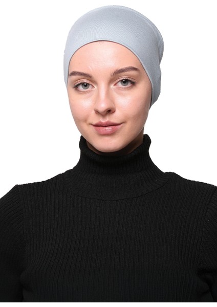 Kadın Penye Dikişsiz Tesettür Bandana Bone Spor Saç Bandı - Koyu Firuze fiyatları