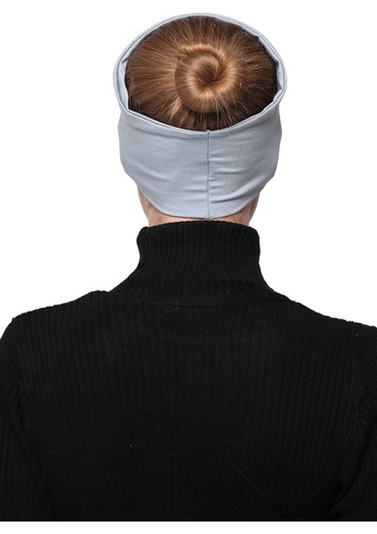 Kadın Penye Dikişsiz Tesettür Bandana Bone Spor Saç Bandı - Koyu Firuze indirimleri