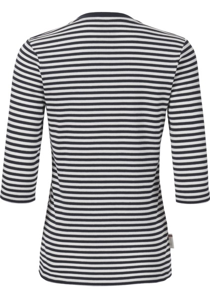 W Classıc V-Neck Strıpe T-Shırt