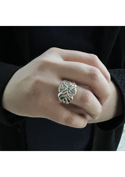 925 Ayar Gümüş Bulmaca Tasarım Erkek Yüzük modelleri