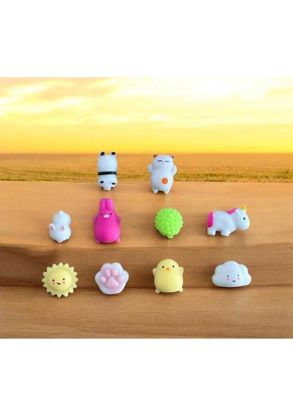 10 Adet Sukuşi Hayvan Figürü Squishy (Istediğiniz Figürleri Seçebilirsiniz)