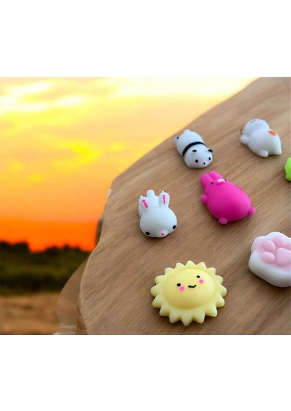 10 Adet Sukuşi Hayvan Figürü Squishy (Istediğiniz Figürleri Seçebilirsiniz)