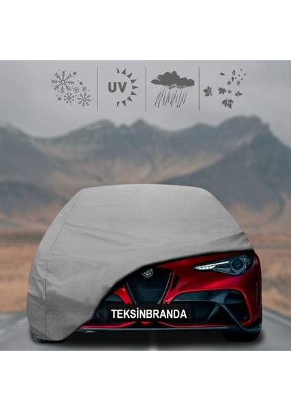 Alfa Romeo Giulia (2022 - ) Oto Branda Su Geçirmez Miflonlu Araba Brandası Klipsli Araba Çadırı