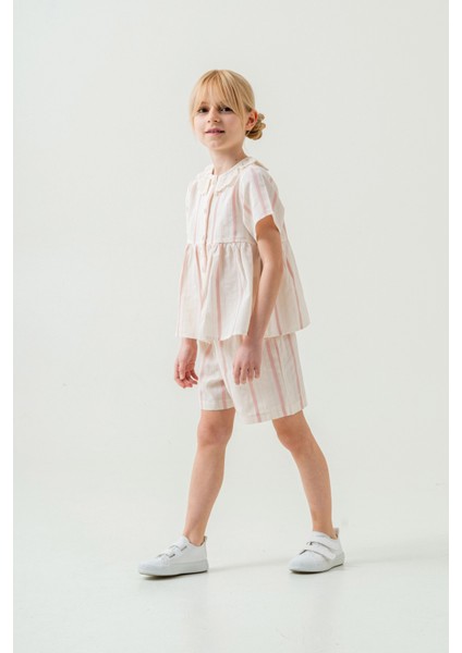 Yaka Detaylı Kız Çocuk Takım 3825 indirimleri