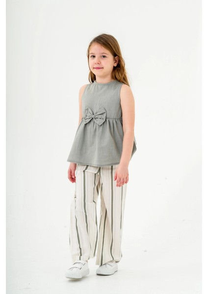 Kurdela Detaylı Kız Çocuk Takım 3834 fiyatları