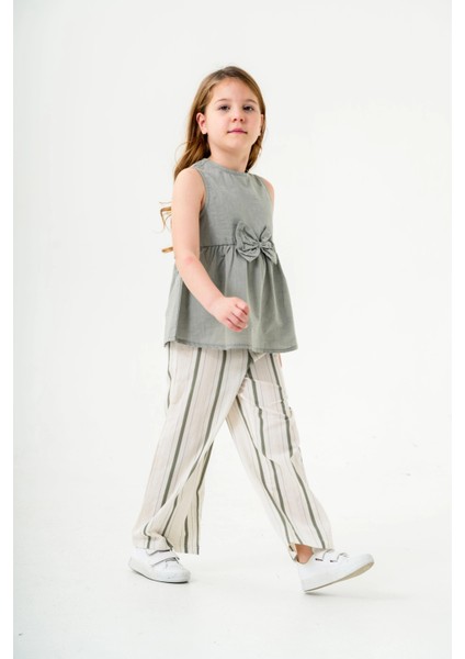 Kurdela Detaylı Kız Çocuk Takım 3834 fırsatları