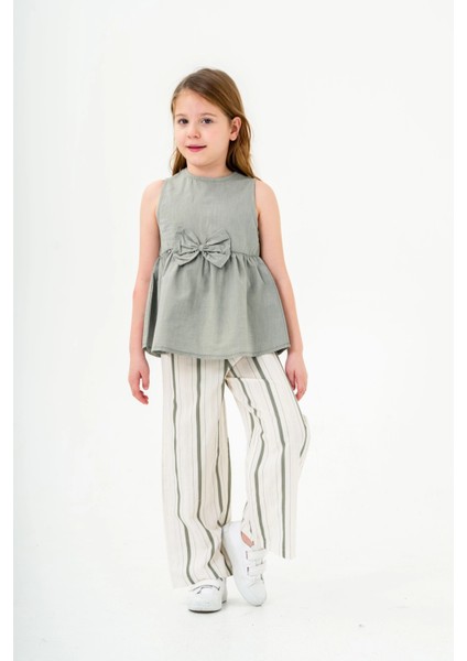 Kurdela Detaylı Kız Çocuk Takım 3834 indirimleri