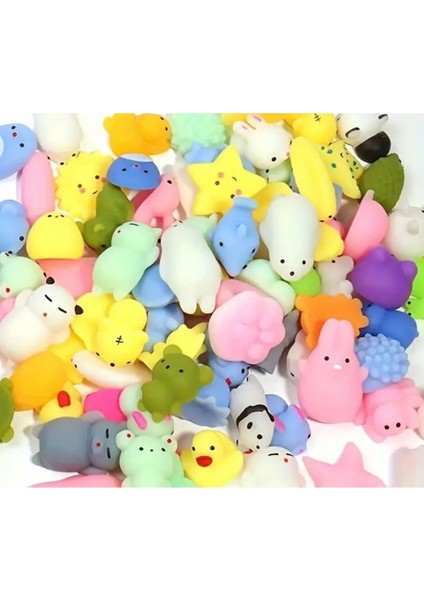 10 Adet Squishy Yumuşsak Çocuk Oyuncağı Eğlenceli Komik Hediye Top Hayvan Sukuşi Oyuncak